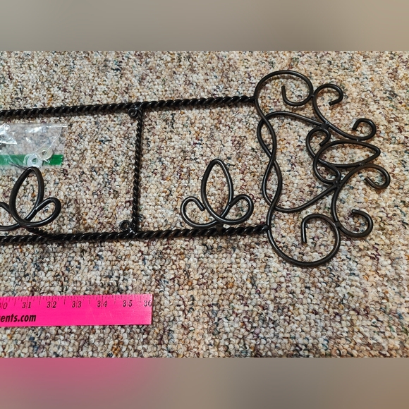 Home Decorators Black Wrought Iron Wall Hanging, 46 x 9.5 x 2.5 - Picture 4 of 7